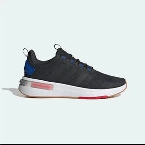 Adidas Racer TR23 Men's Black and Blue Sneakers with White Sole
